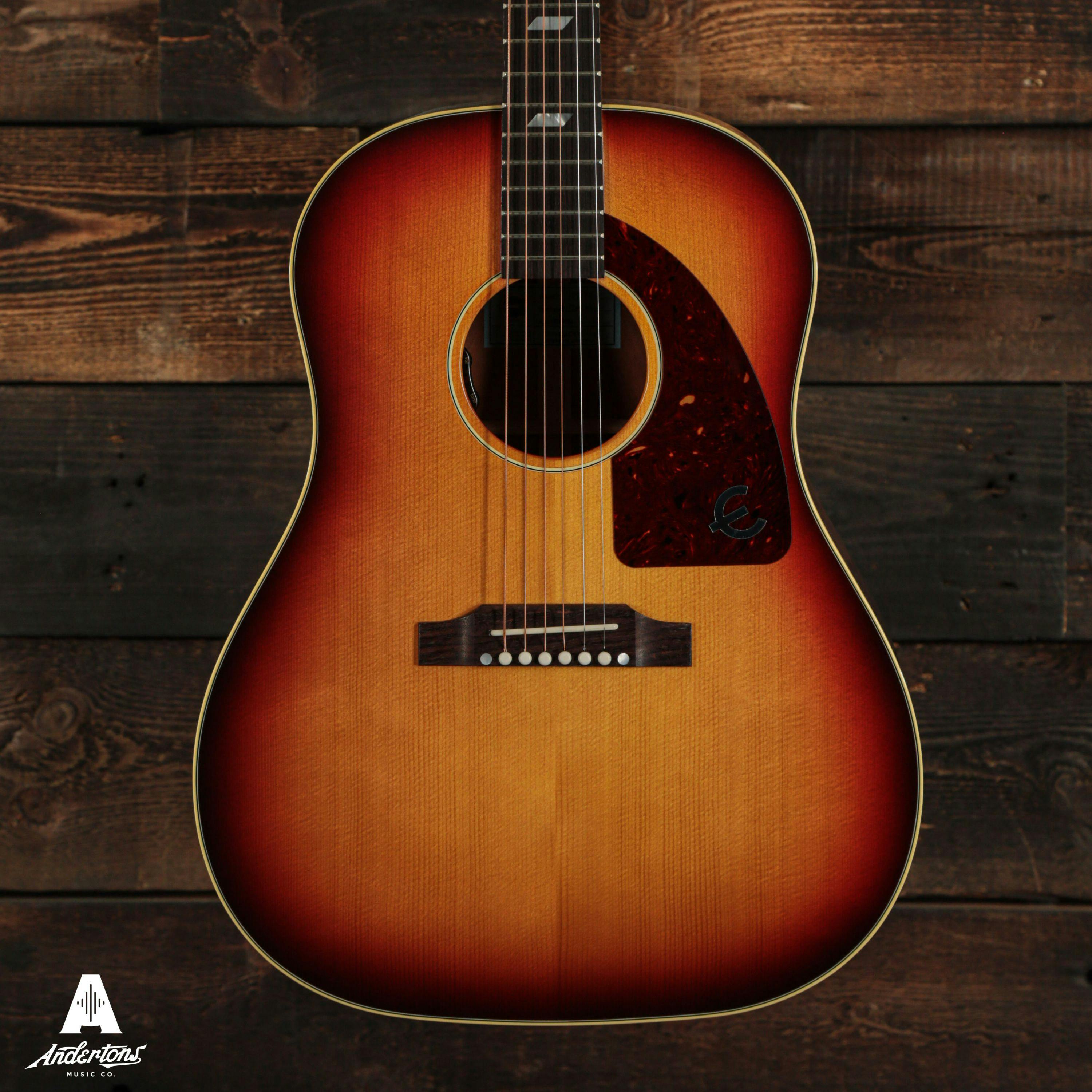 Epiphone USA Texan Acoustic Guitar in Vintage Sunburst - Andertons 